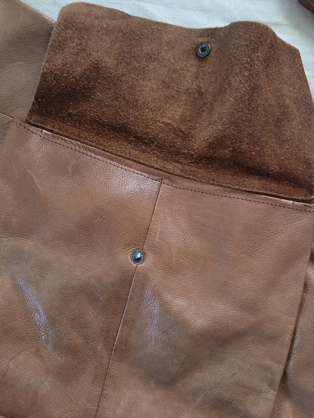 Leather Crossbody Day & Mood Malou Hobo Purse Bag *flaw - Picture 3 of 14